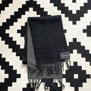 Polo Ralph Lauren Lambswool/Nylon Reversible Men's Scarf  Made in Italy
